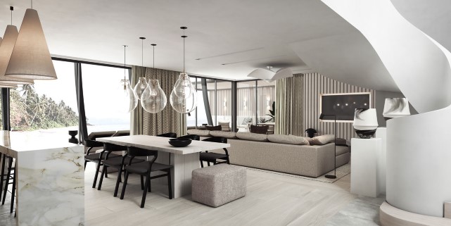 LUX Grand Beach Villa - Living Room
